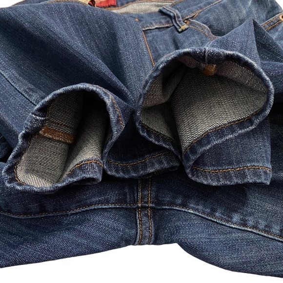 Lucky Brand Sweet N Crop Dark Blue Wash Mid Rise Jeans 10 - Picture 14 of 16